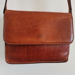 "Saulle" Palletteria  Made in Italy Vintage Genuine Leather Bag,